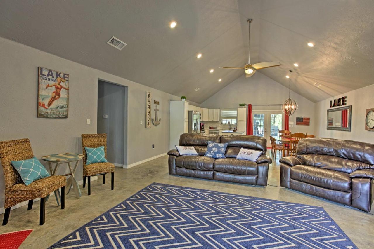 Modern Retreat With Gas Grill - Walk To Lake Texoma! Kingston Eksteriør bilde