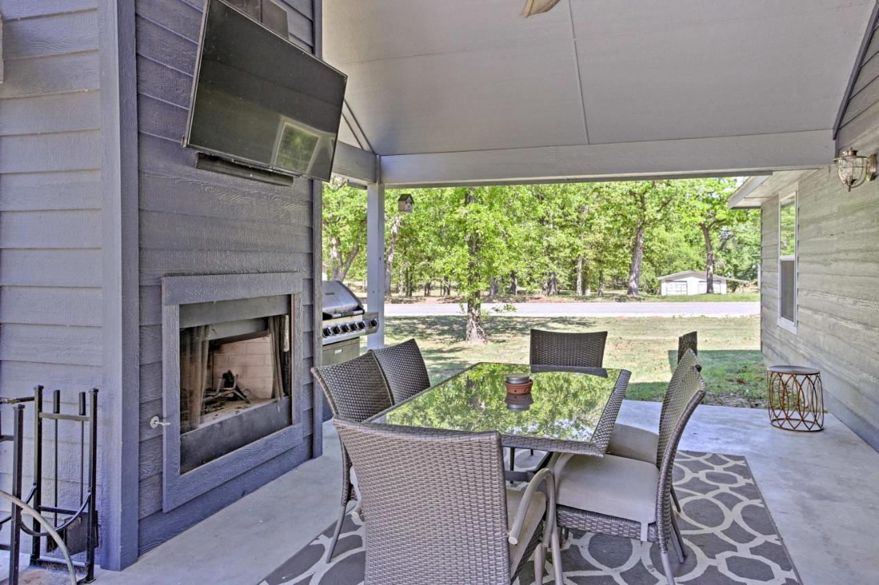 Modern Retreat With Gas Grill - Walk To Lake Texoma! Kingston Eksteriør bilde